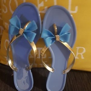 Fancy jelly sandals